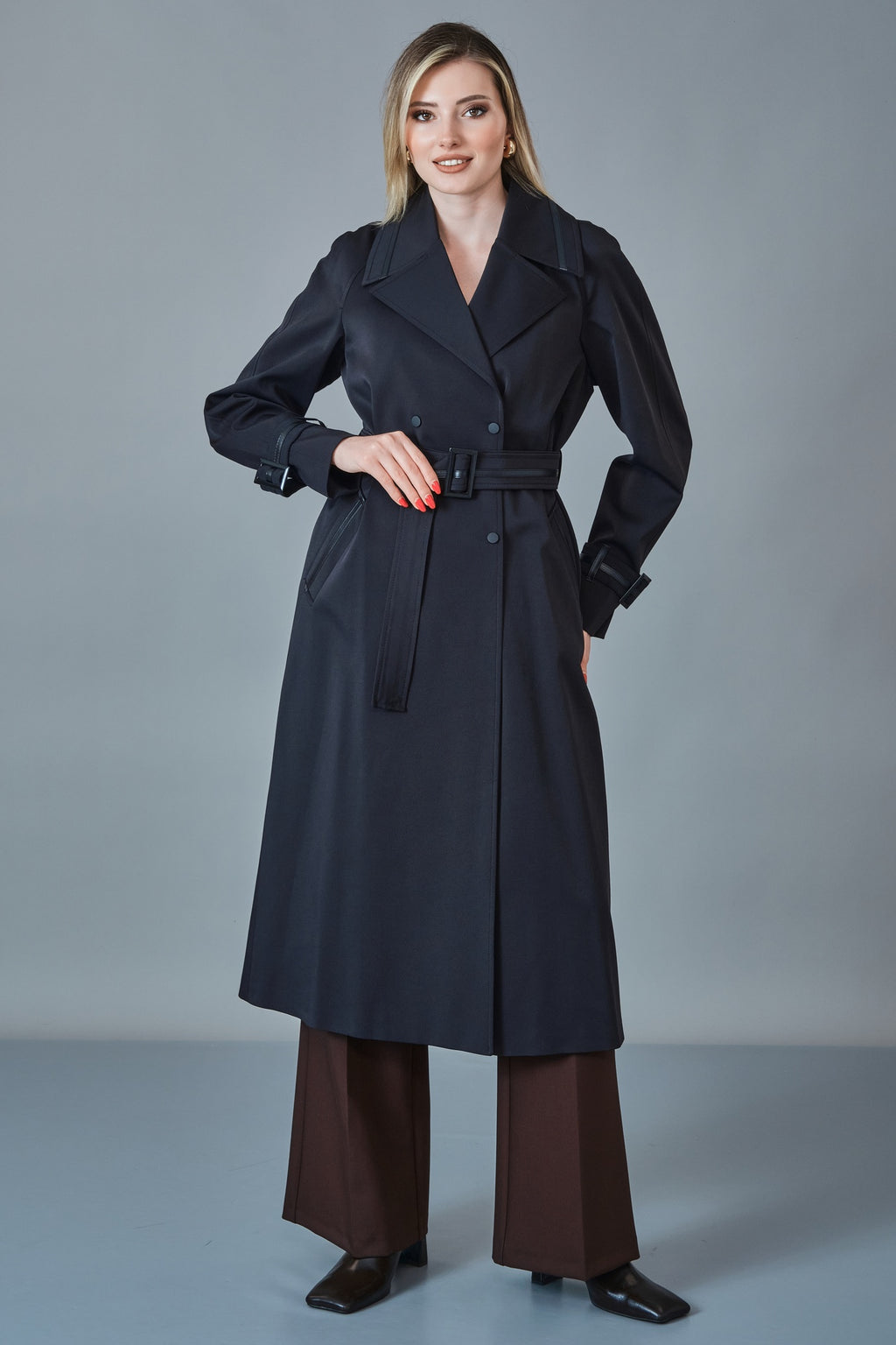 Renata - Regular Size Trench Coat (REN27KP4038)