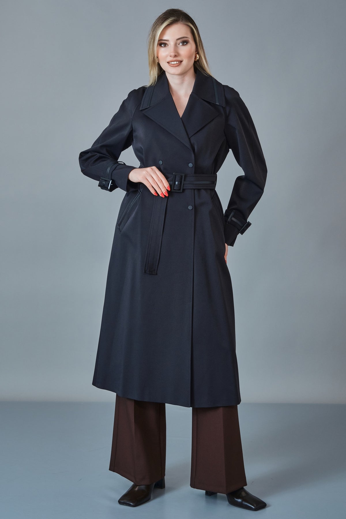 Renata - Regular Size Trench Coat (REN27KP4038)