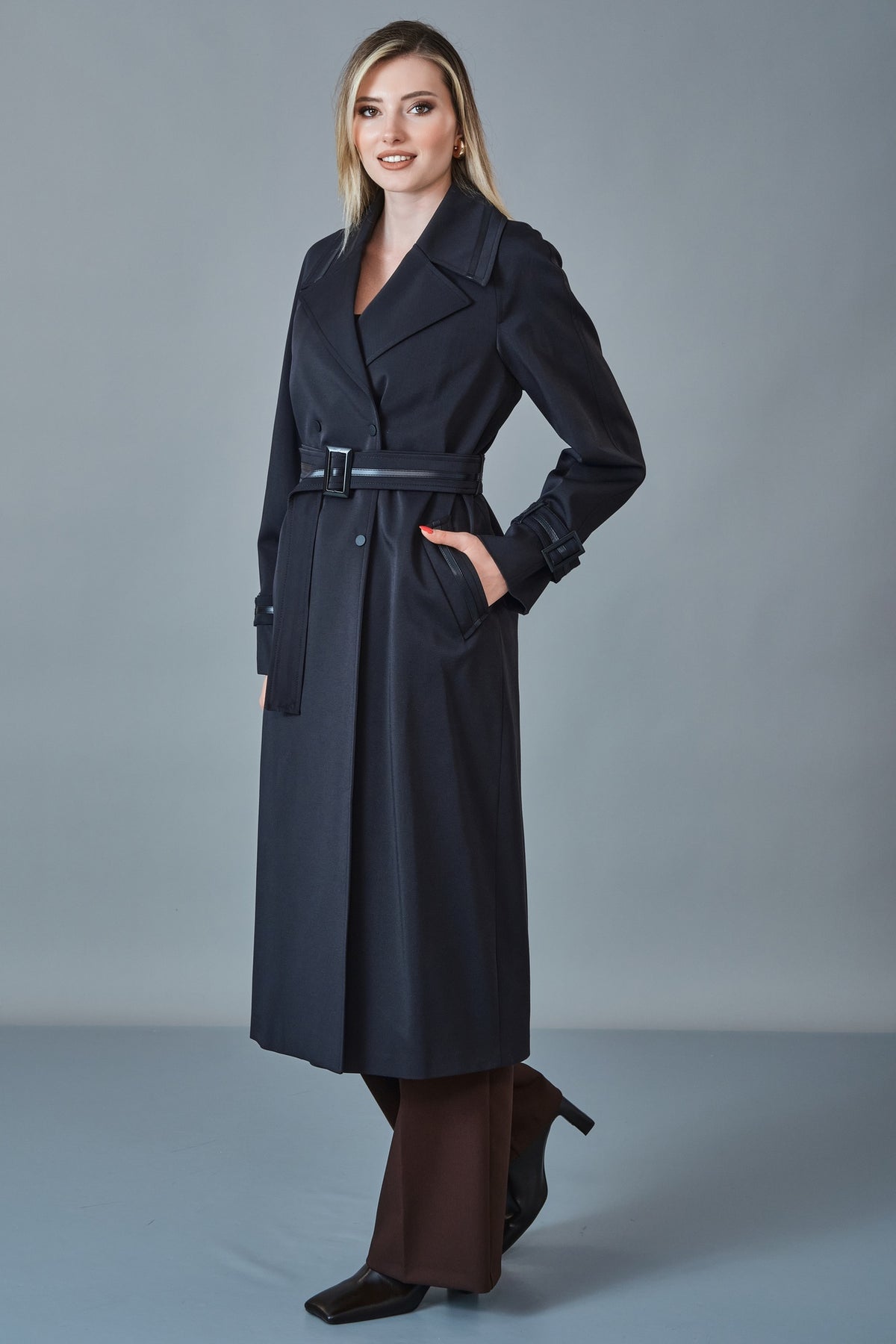 Renata - Regular Size Trench Coat (REN27KP4038)