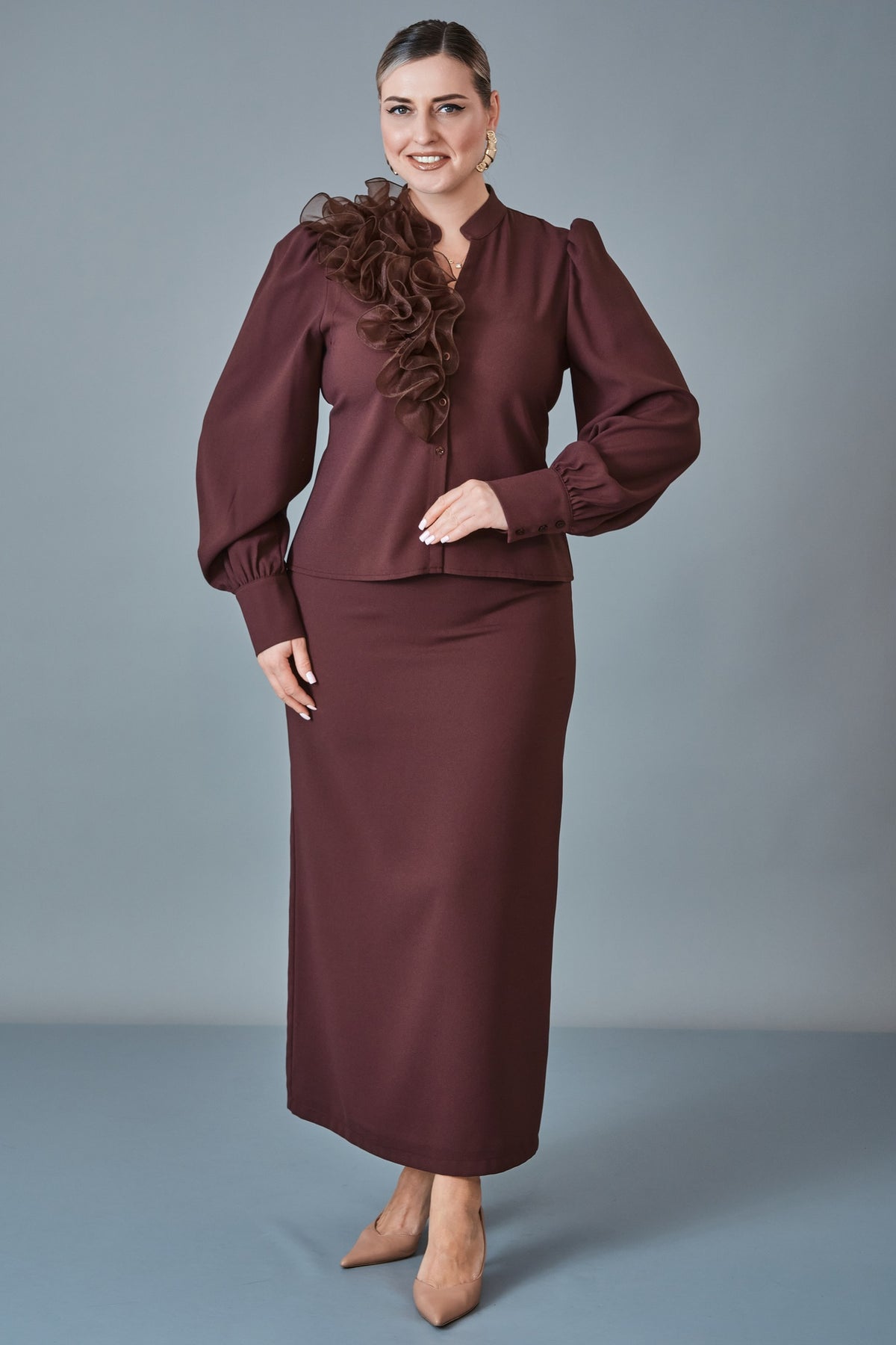 Myraang - Plus Size Blouse (MRG27K08-8475)