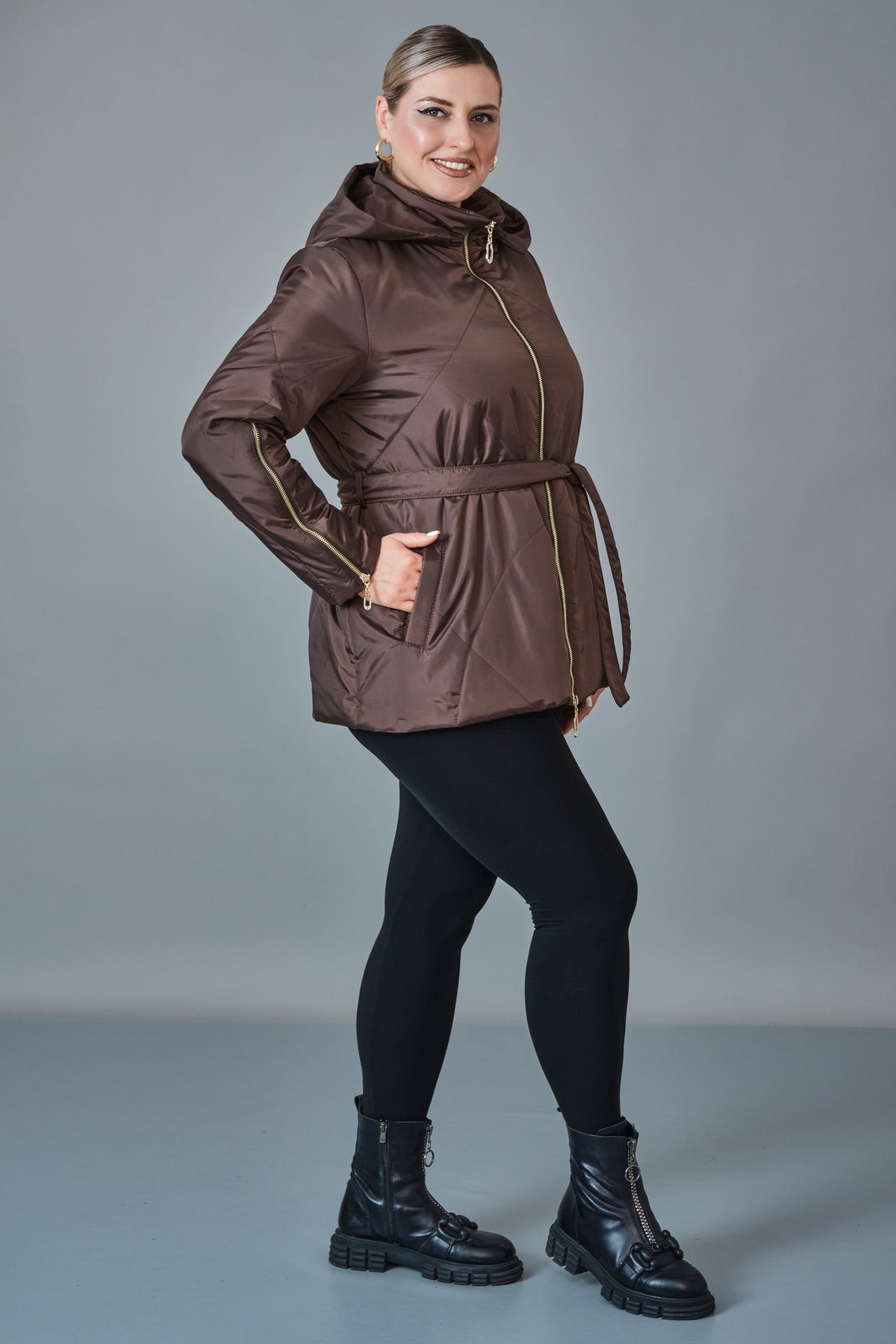 To-See - Plus Size Coat (VVL27K4619)
