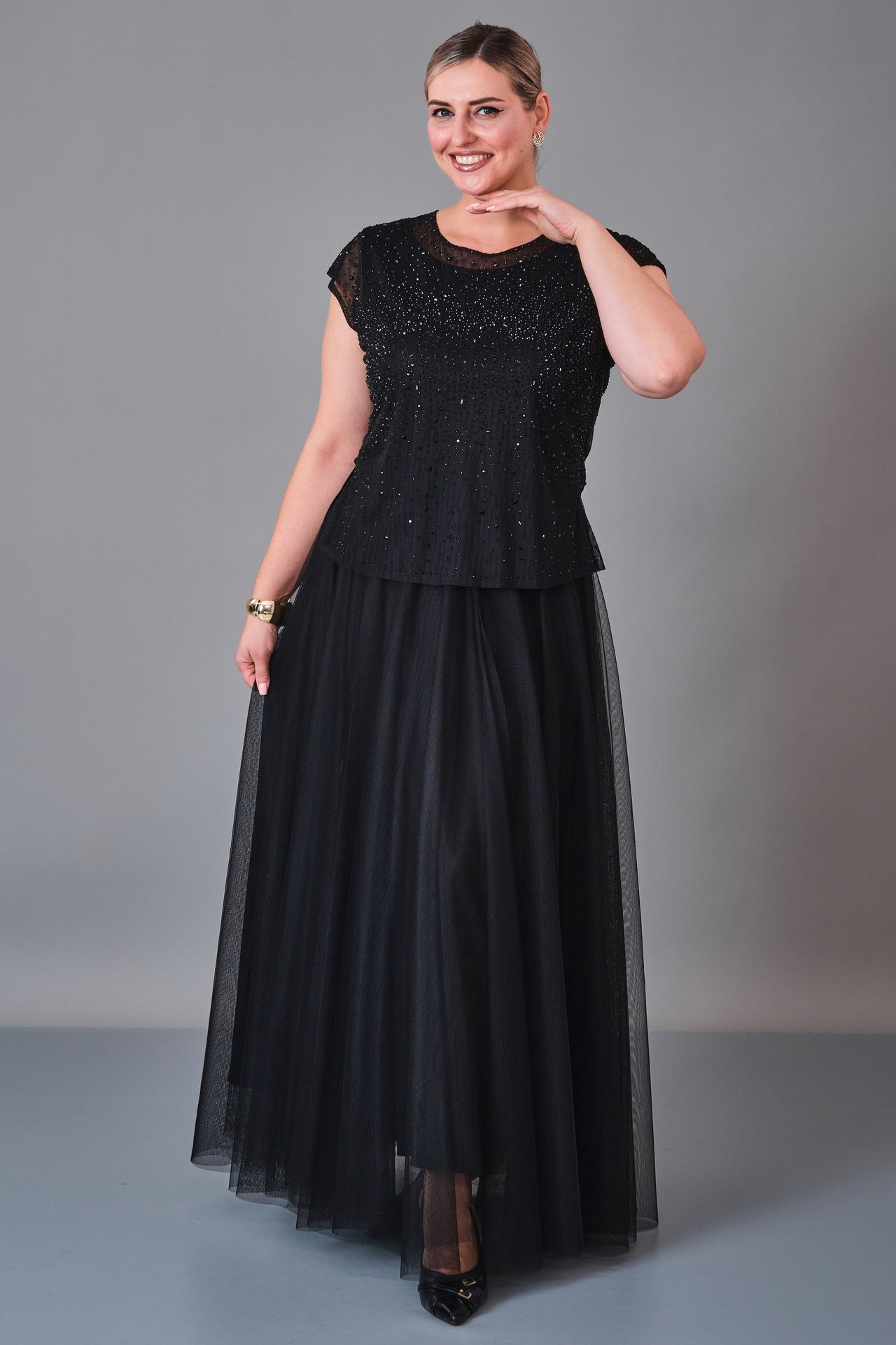 Chiffon Line - Plus Size Suit (CFL27K3232) - 8690200240867