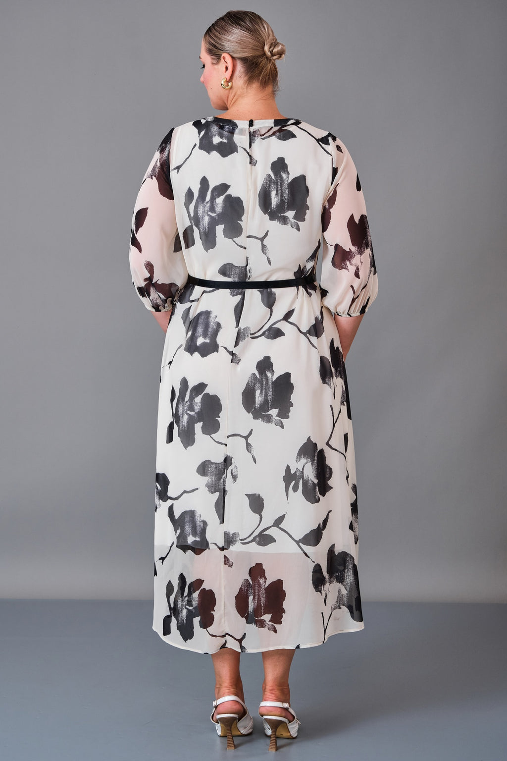 Chiffon Line - Plus Size Dress (CFL27K3512) - 8690200240898