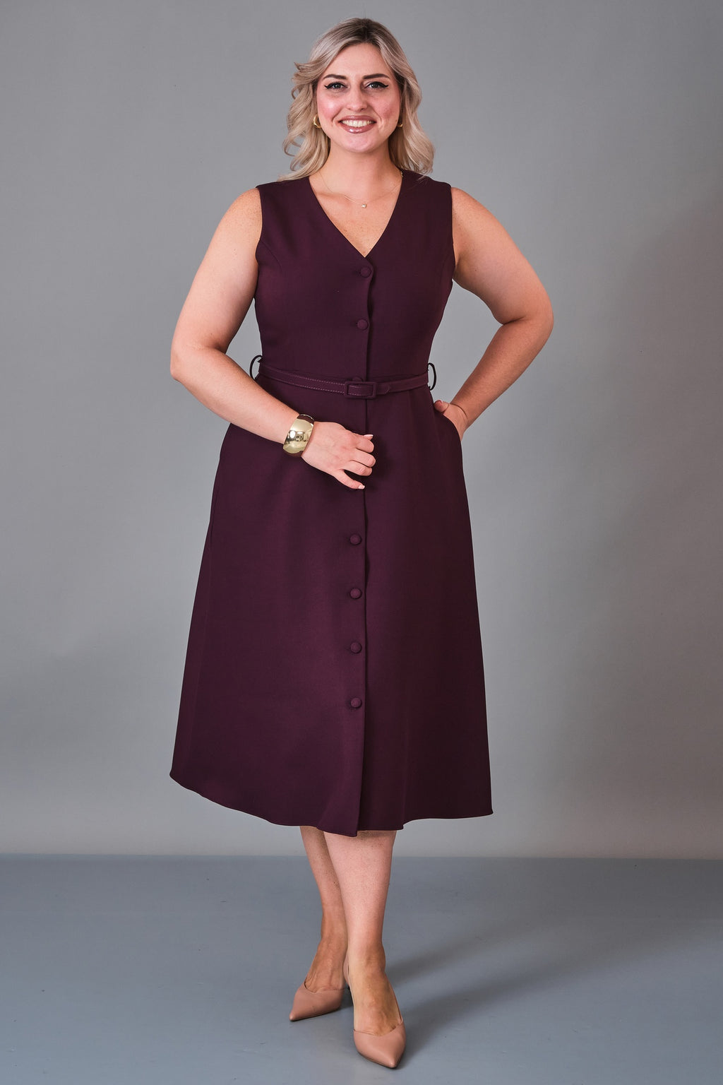 Butik Dayi - Plus Size Dress (BDY27K61376)
