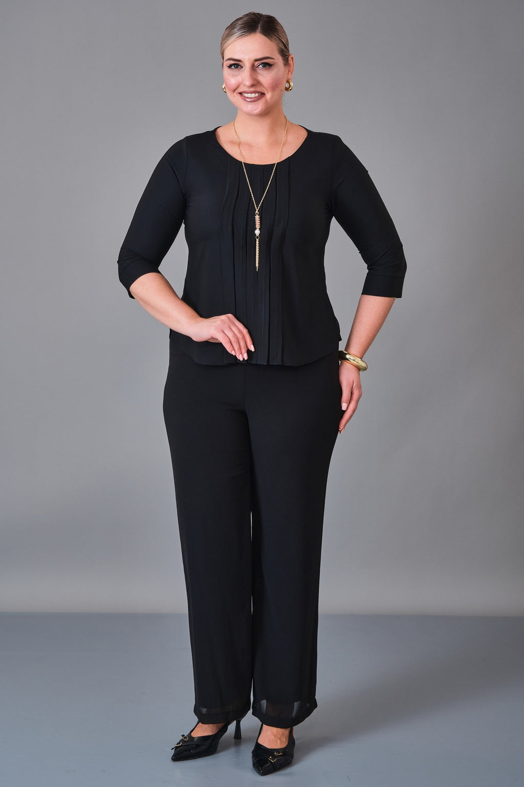 Kifayet - Plus Size Blouse (KFT27K12800-01) - 8690200241000
