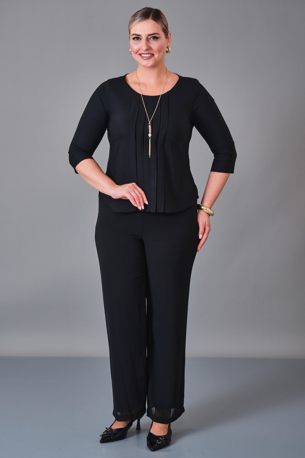 Kifayet - Plus Size Blouse (KFT27K12800-01) - 8690200241000