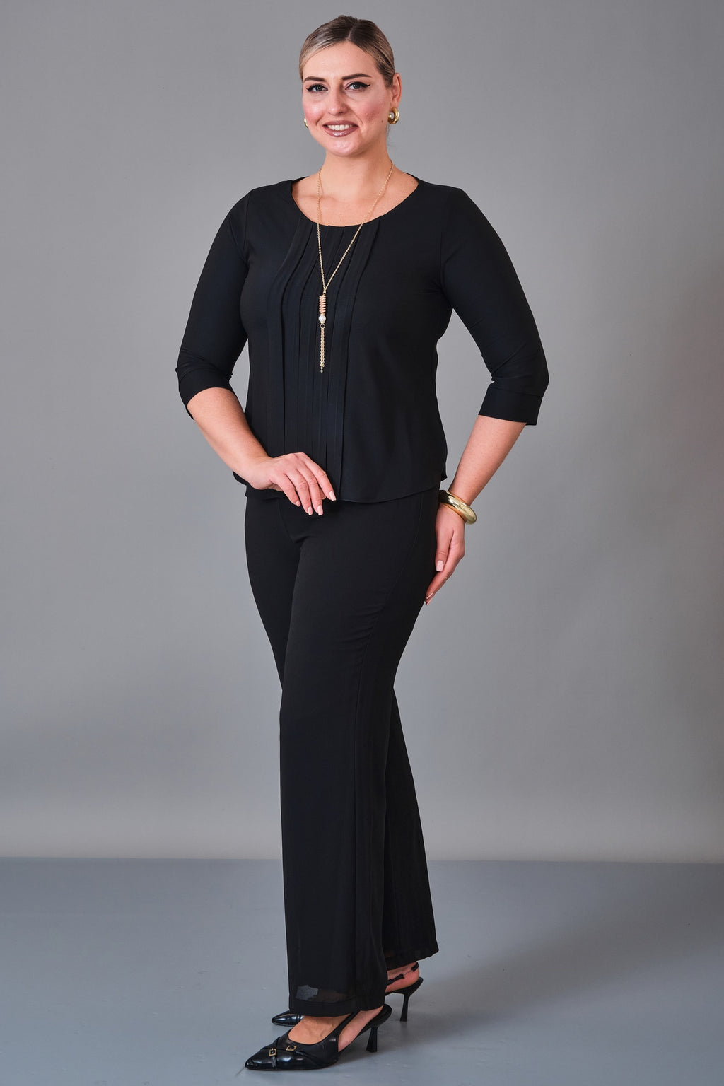 Kifayet - Plus Size Blouse (KFT27K12800-01) - 8690200241000