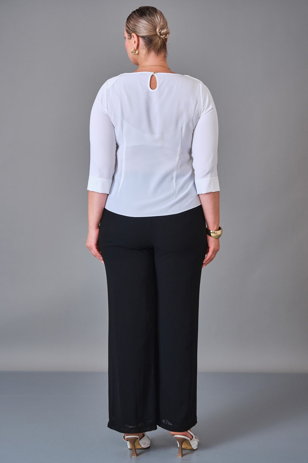 Kifayet - Plus Size Blouse (KFT27K12800-01) - 8690200241017