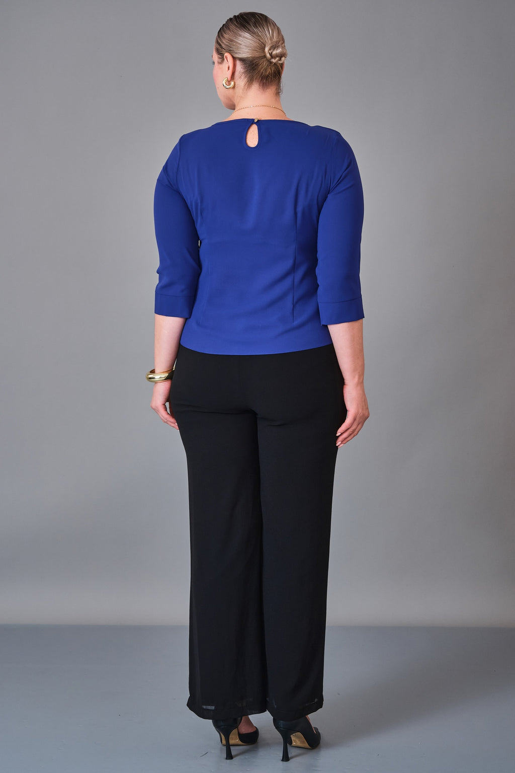 Kifayet - Plus Size Blouse (KFT27K12800-01) - 8690200241024