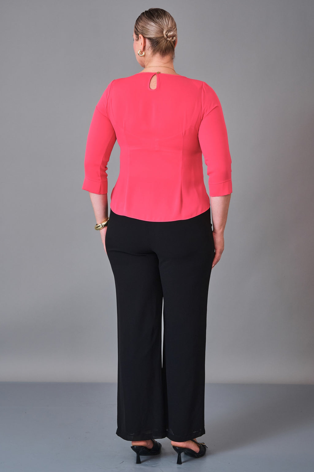 Kifayet - Plus Size Blouse (KFT27K12800-01) - 8690200241048