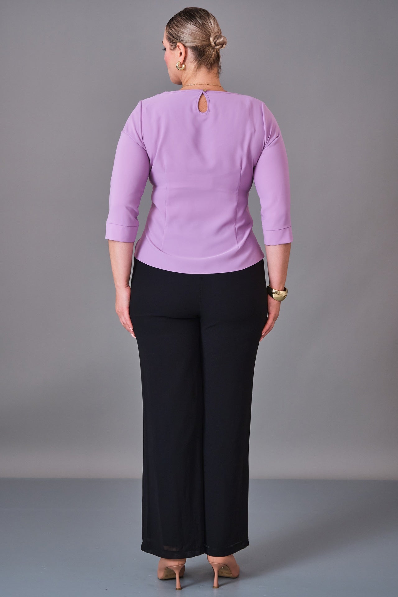 Kifayet - Plus Size Blouse (KFT27K12800-01) - 8690200241062