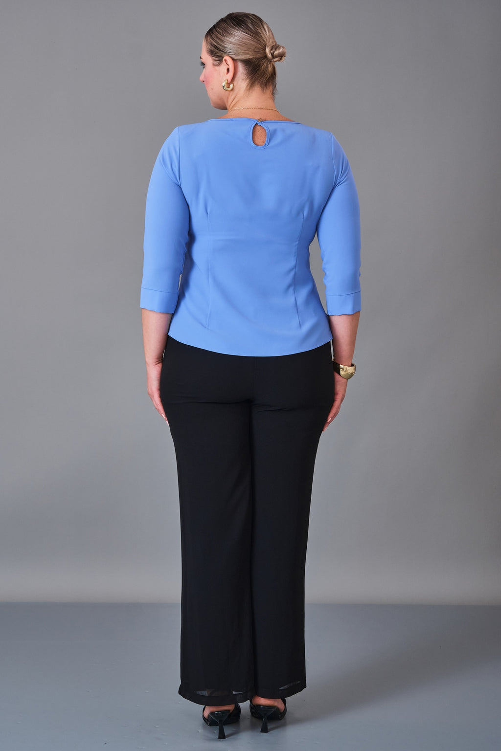 Kifayet - Plus Size Blouse (KFT27K12800-01) - 8690200241079