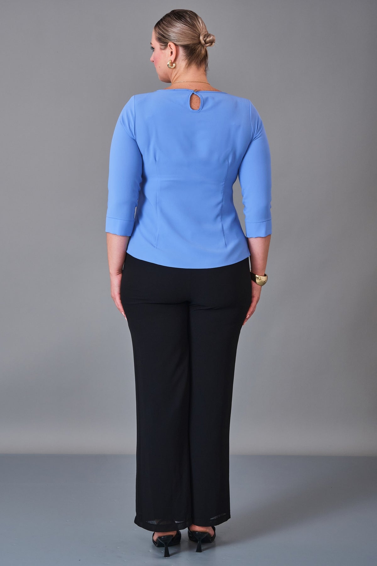Kifayet - Plus Size Blouse (KFT27K12800-01) - 8690200241079