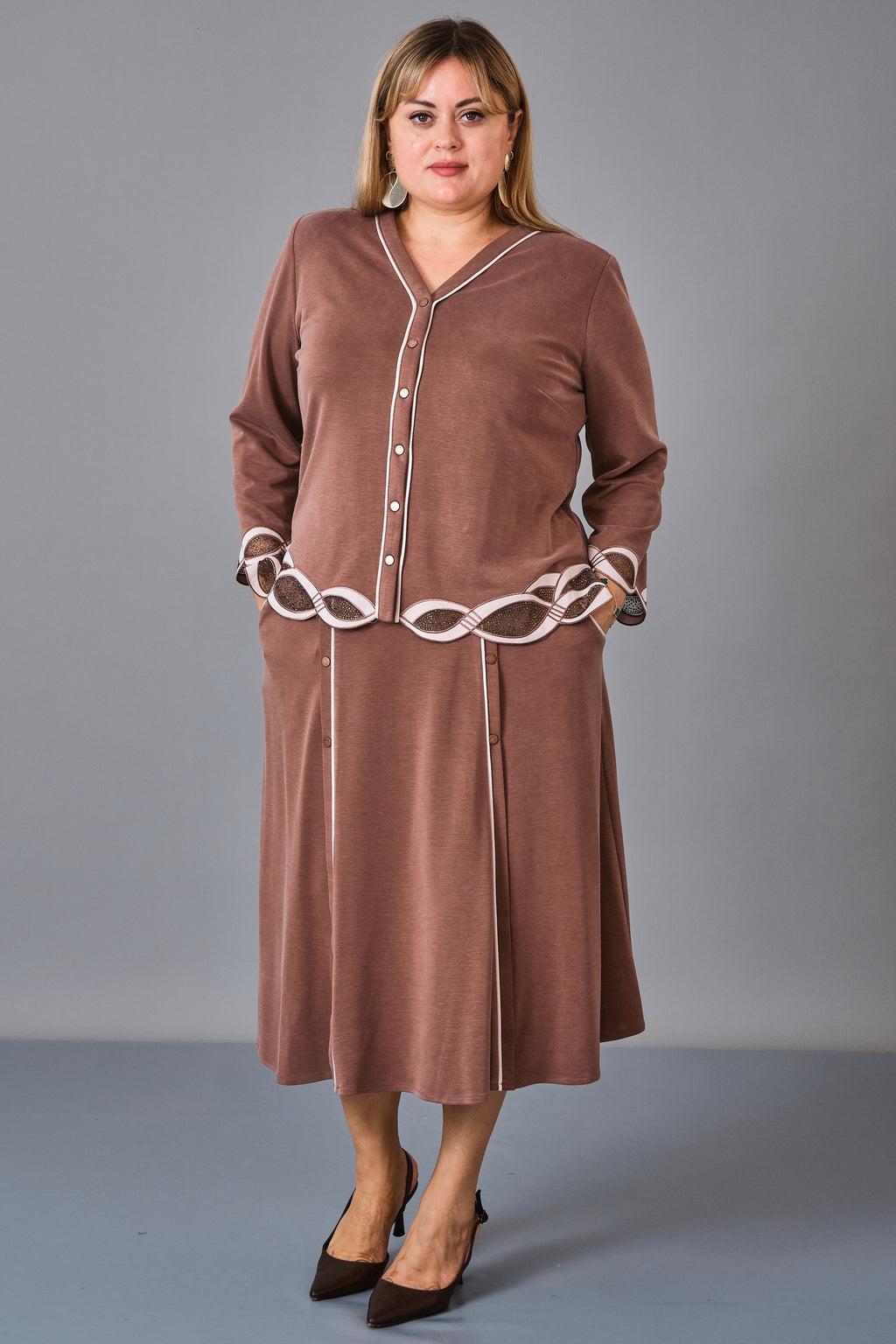Gumanize - Plus Size Suit (GMZTK330-7848) - 8690200241178