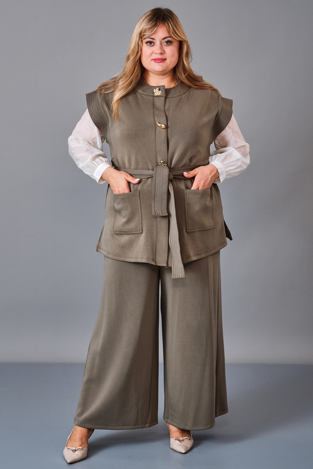Gumanize - Plus Size Suit (GMZTK340-7901) - 8690200241208