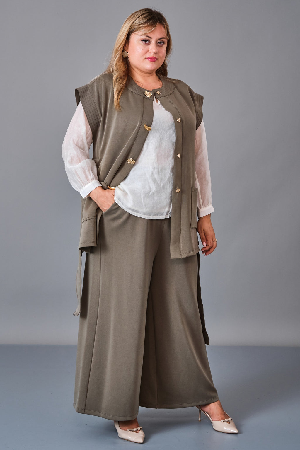 Gumanize - Plus Size Suit (GMZTK340-7901) - 8690200241208