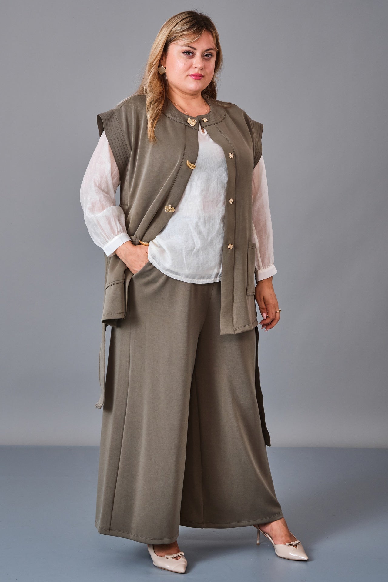 Gumanize - Plus Size Suit (GMZTK340-7901) - 8690200241208