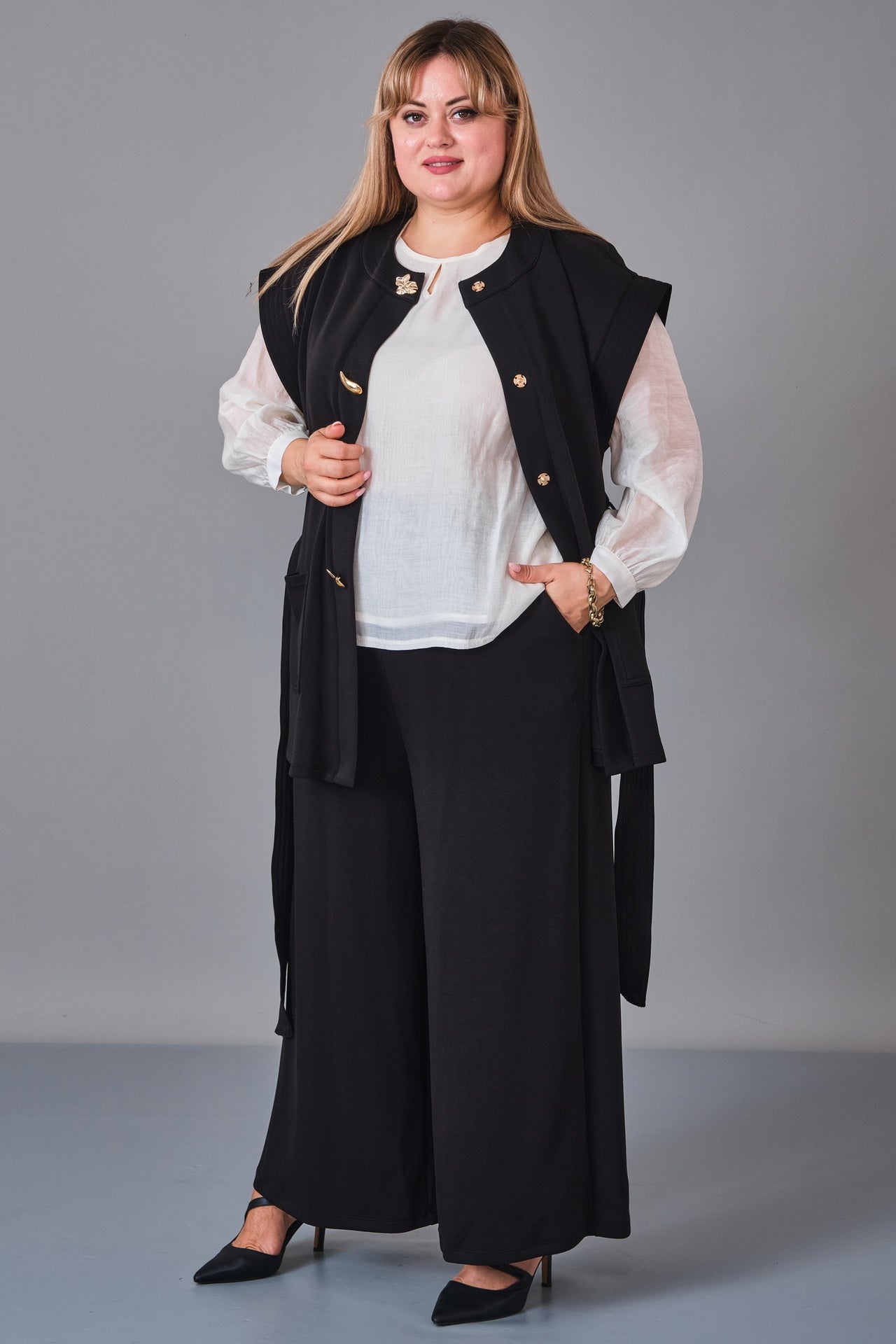 Gumanize - Plus Size Suit (GMZTK340-7901) - 8690200241222