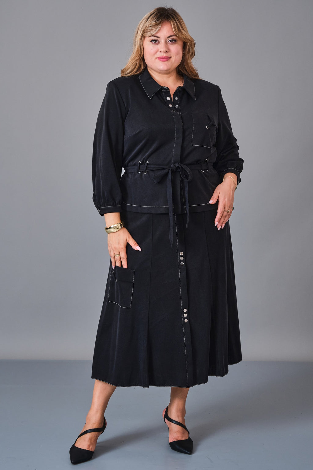 Gumanize - Plus Size Suit (GMZTK347-7848)