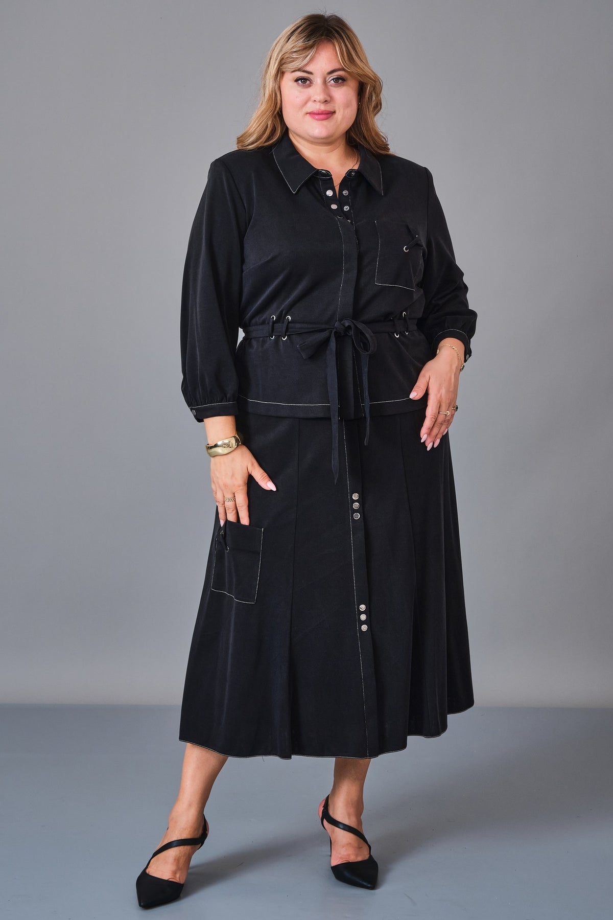Gumanize - Plus Size Suit (GMZTK347-7848)