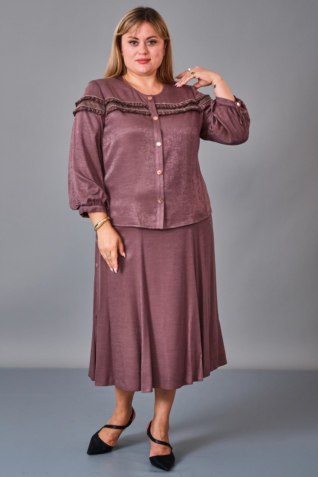 Gumanize - Plus Size Suit (GMZTK349-7880)
