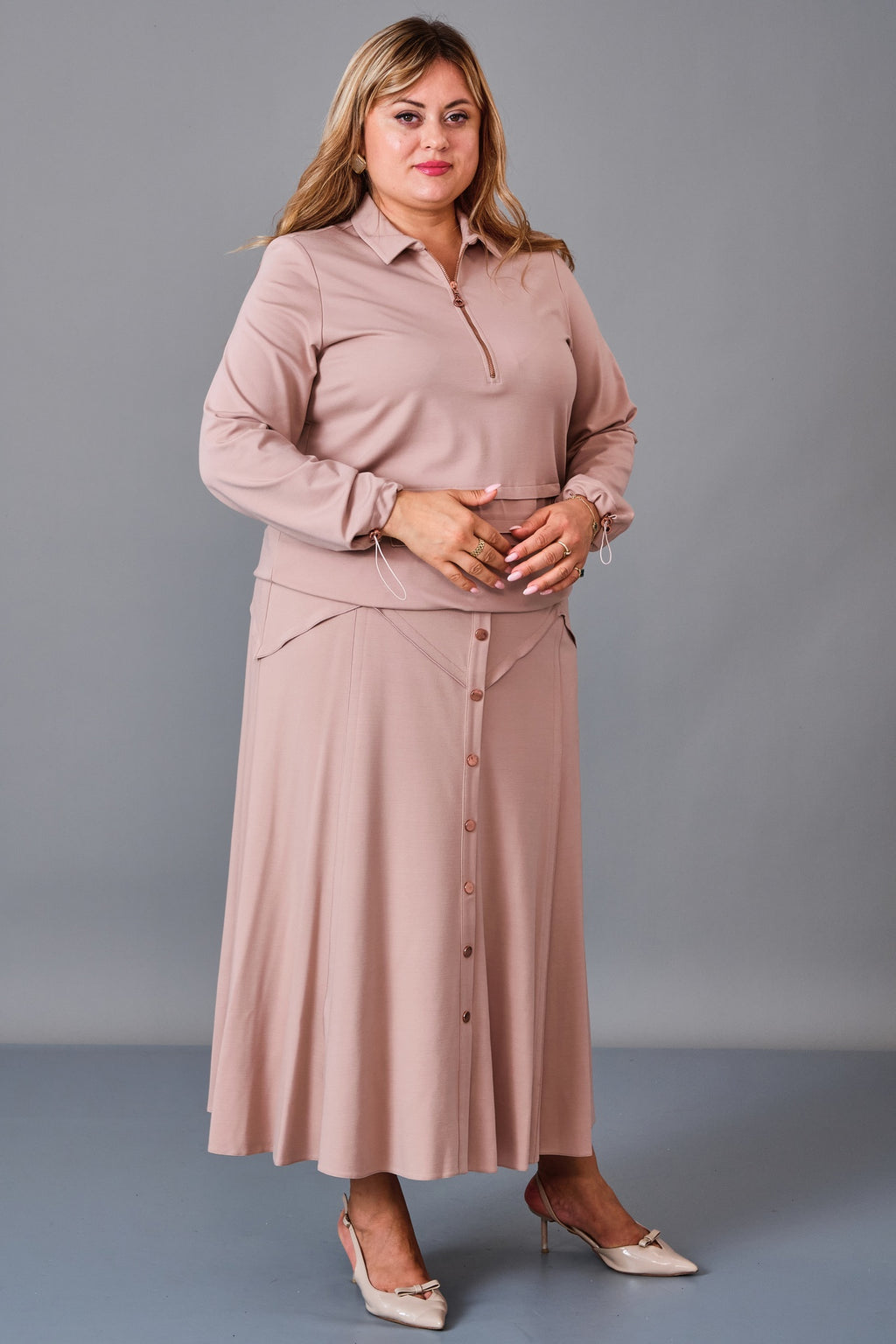 Gumanize - Plus Size Suit (GMZTK363-7867) - 8690200241390