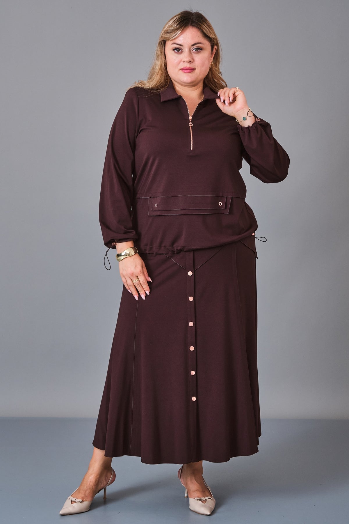 Gumanize - Plus Size Suit (GMZTK363-7867)