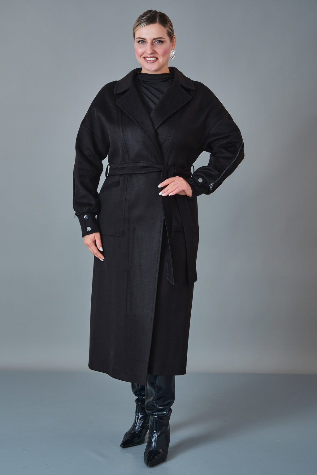 Jadem - Plus Size Coat (JDM27K8231)
