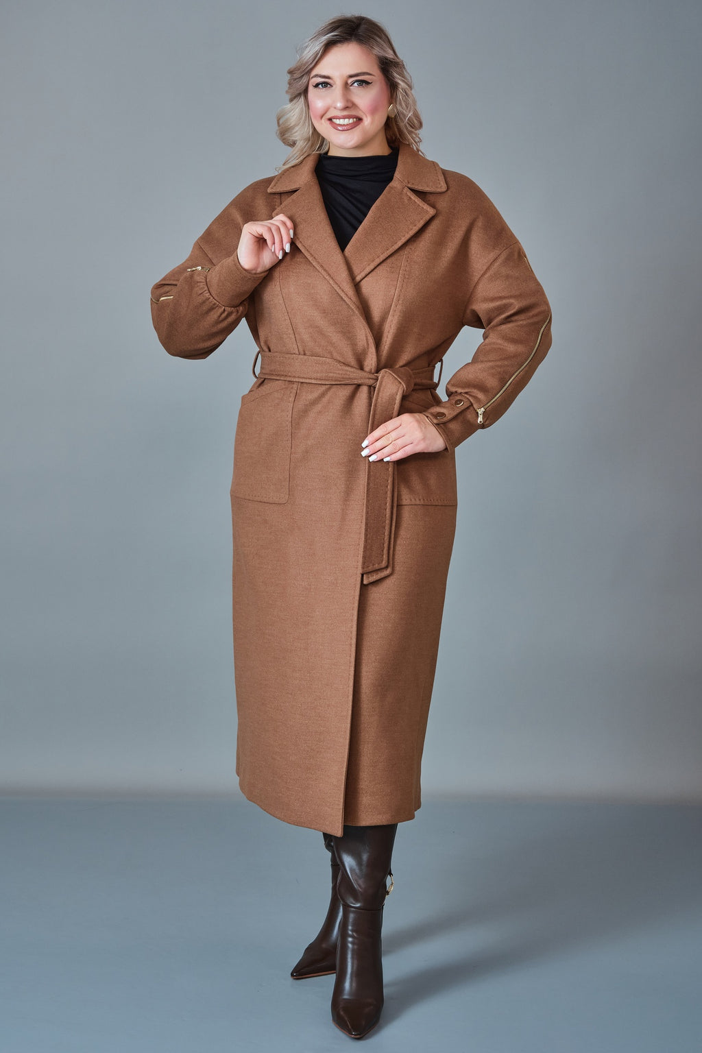 Jadem - Plus Size Coat (JDM27K8231)