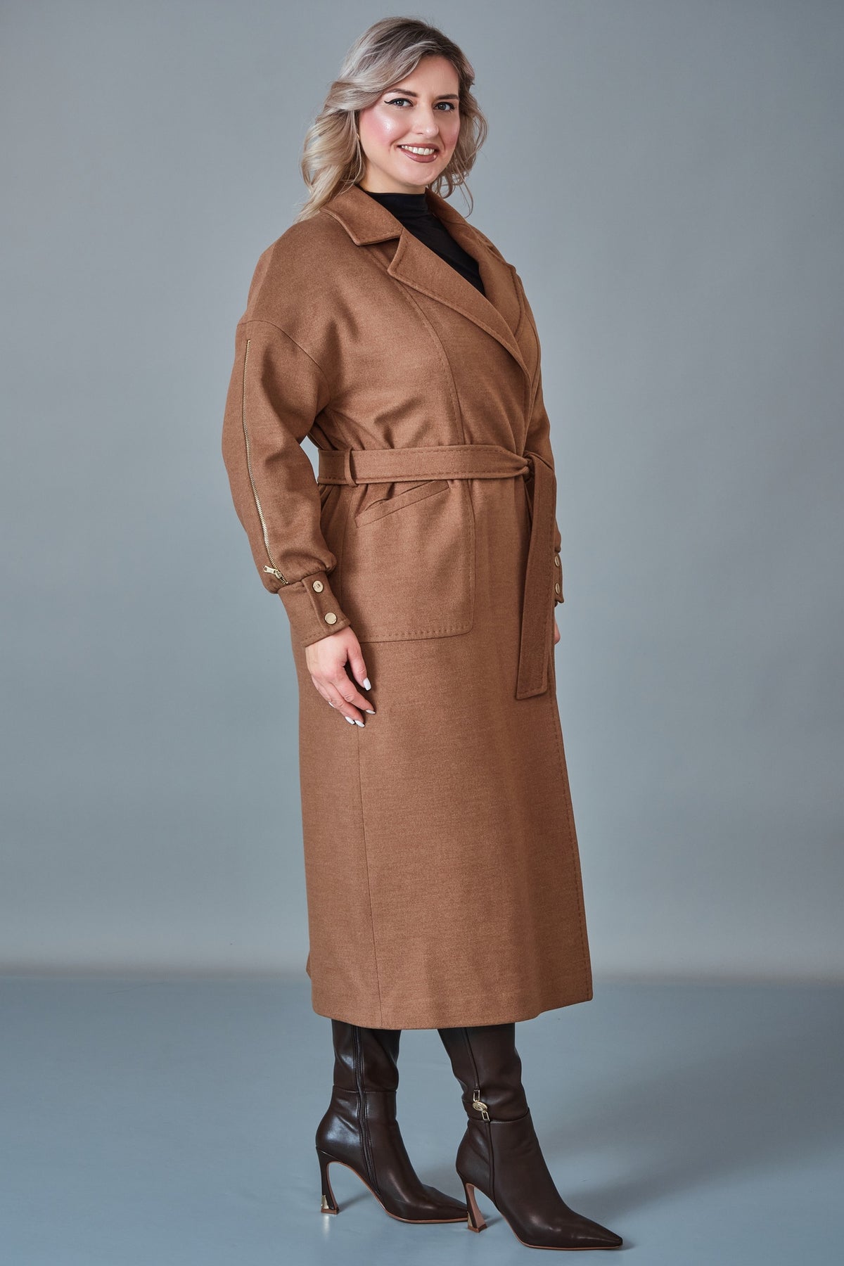 Jadem - Plus Size Coat (JDM27K8231)