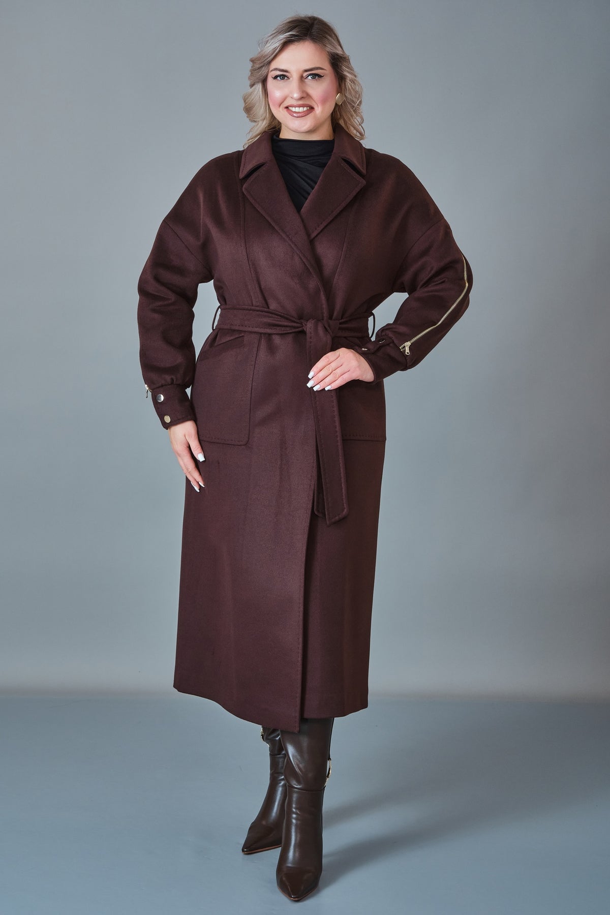Jadem - Plus Size Coat (JDM27K8231)