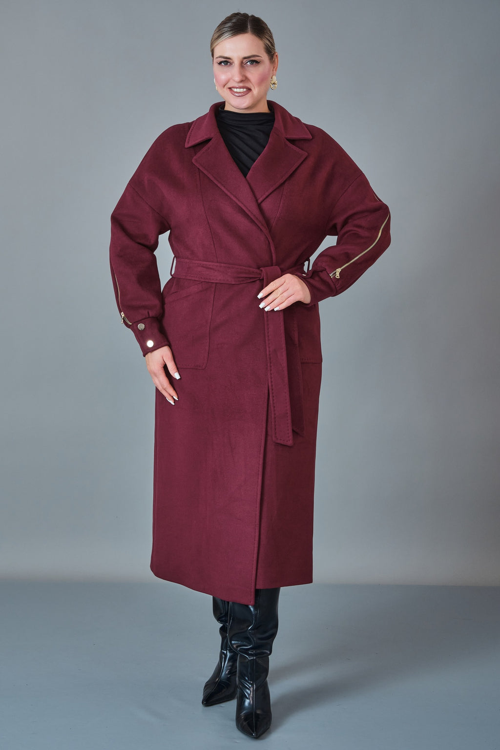 Jadem - Plus Size Coat (JDM27K8231)