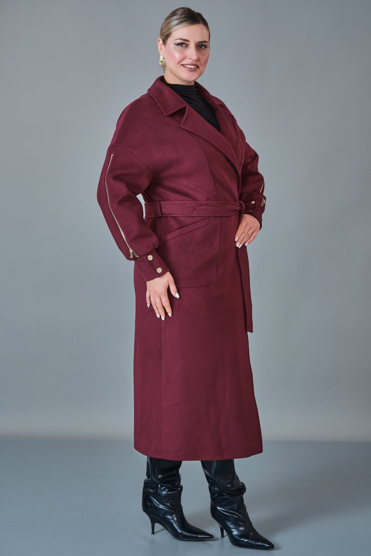 Jadem - Plus Size Coat (JDM27K8231)