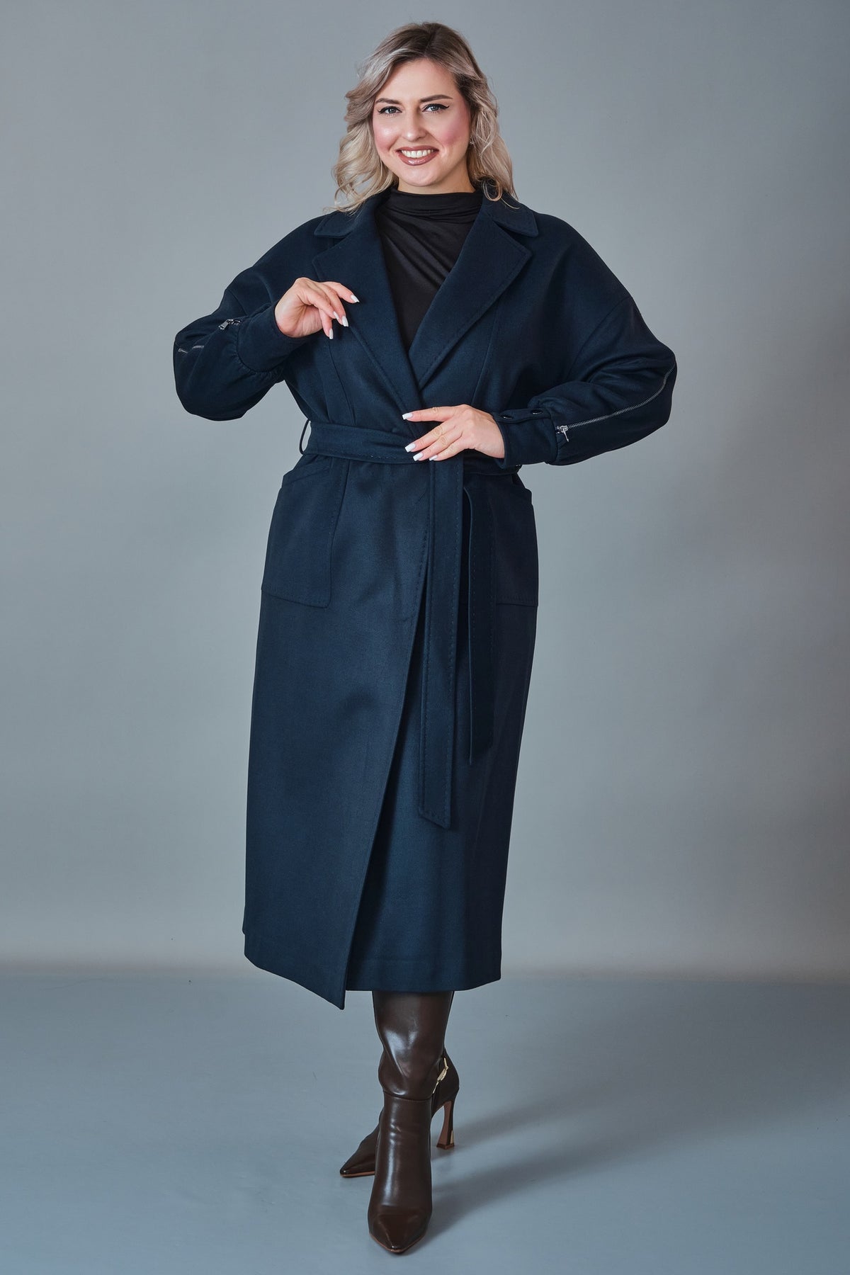 Jadem - Plus Size Coat (JDM27K8231)