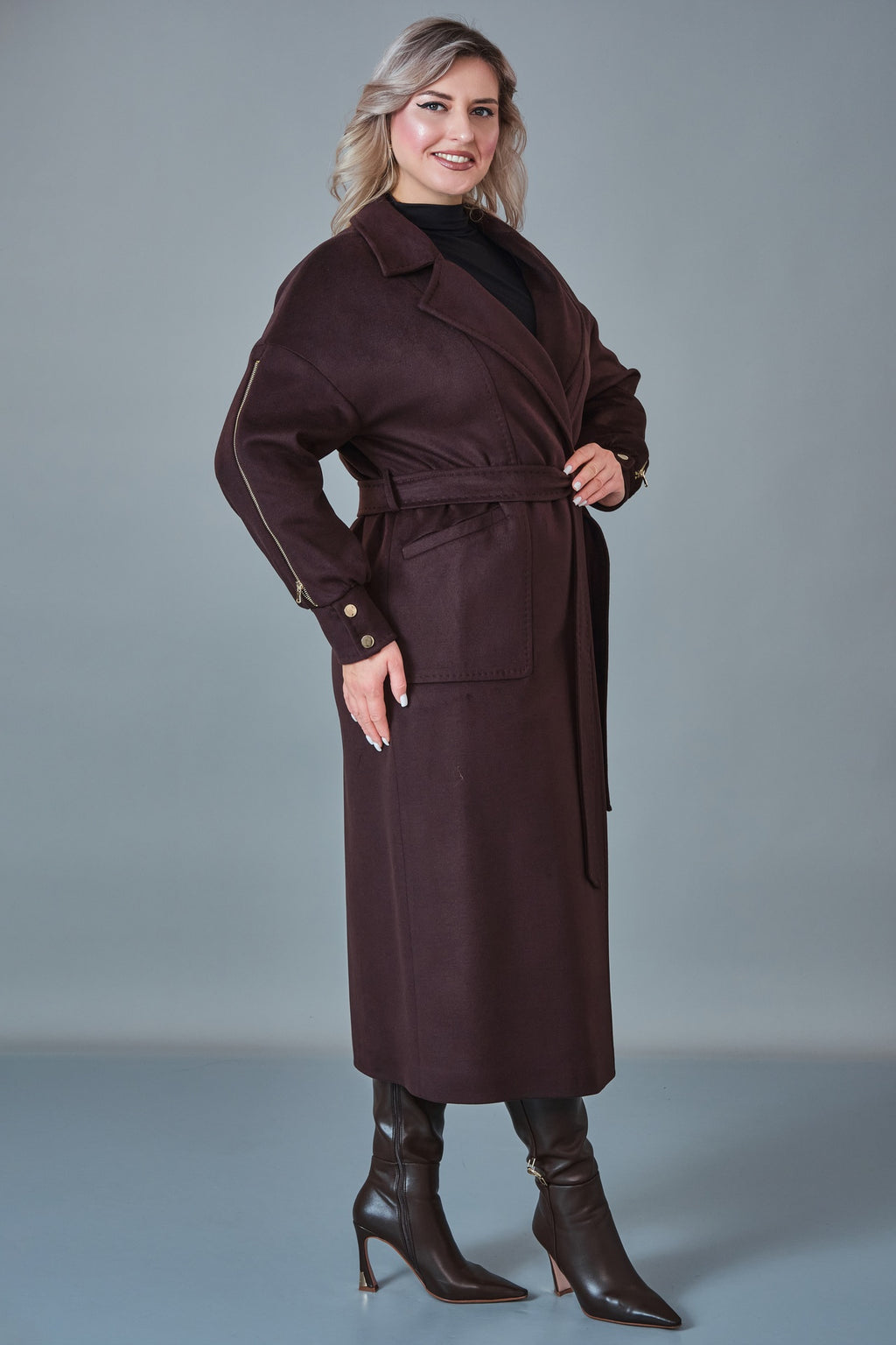 Jadem - Plus Size Coat (JDM27K8231)
