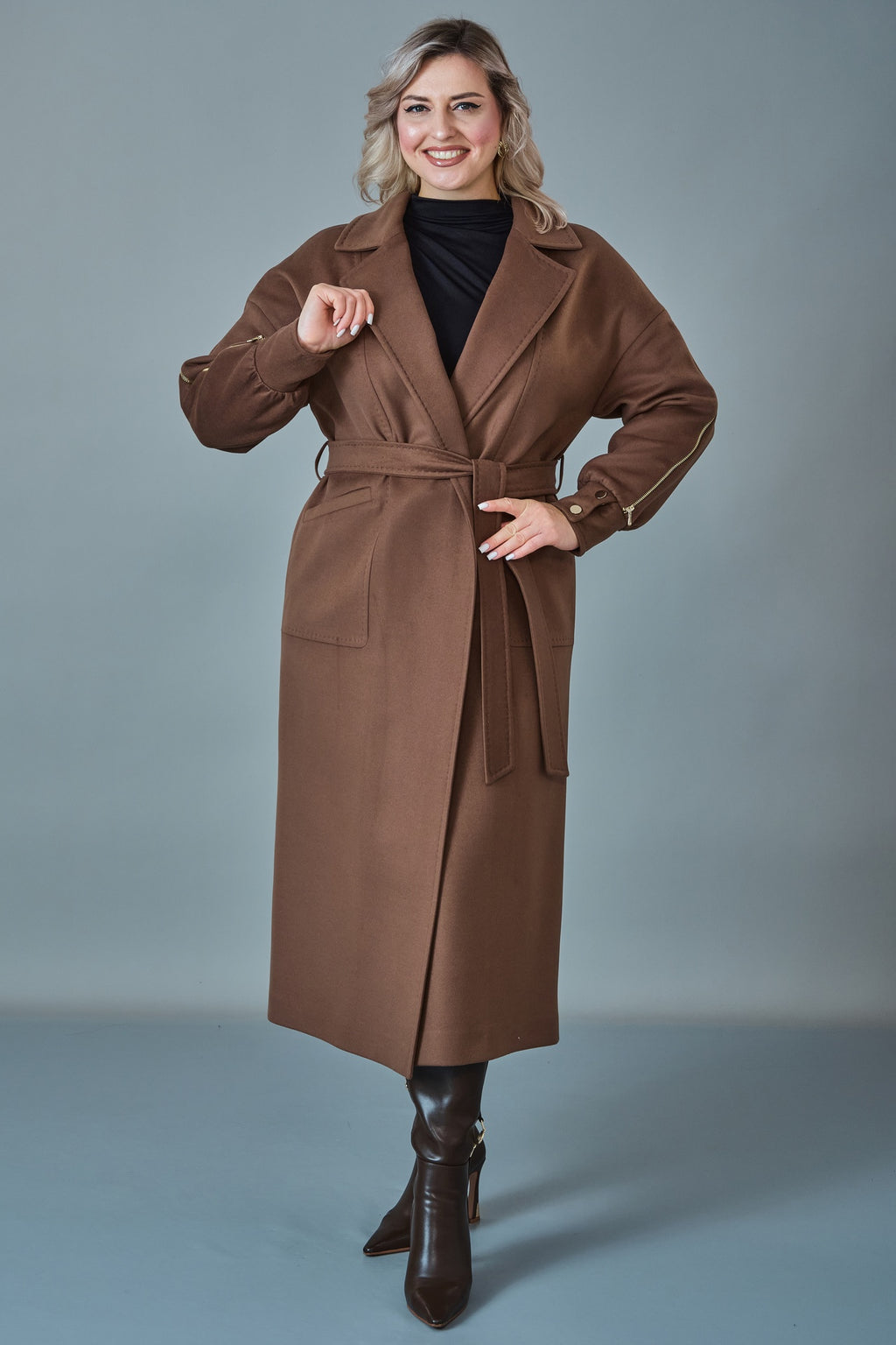 Jadem - Plus Size Coat (JDM27K8231)