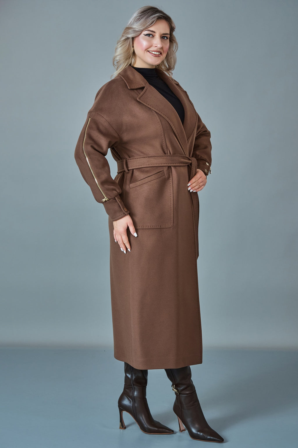 Jadem - Plus Size Coat (JDM27K8231)
