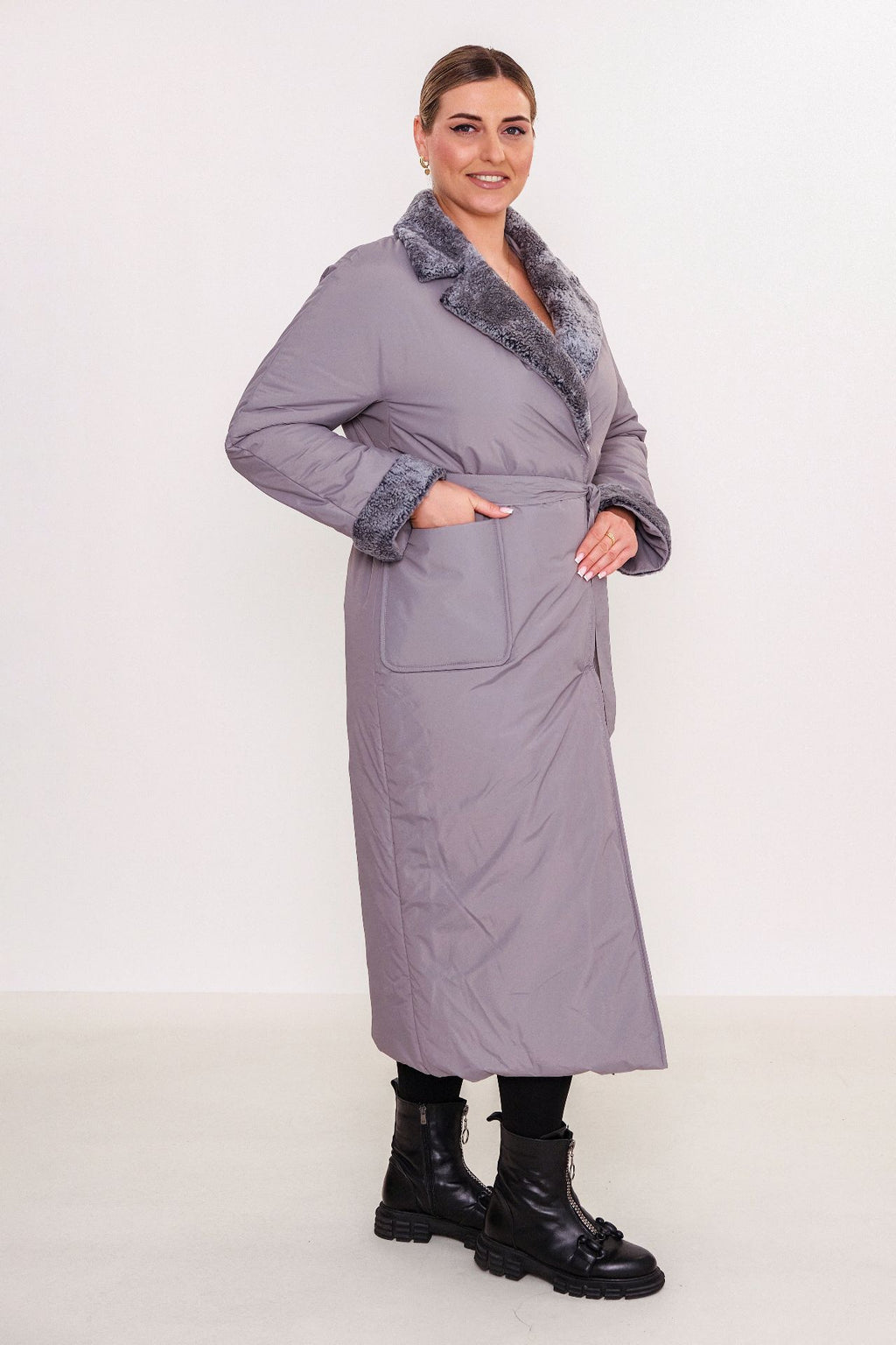 Jadem - Plus Size Coat (JDM27K4823)