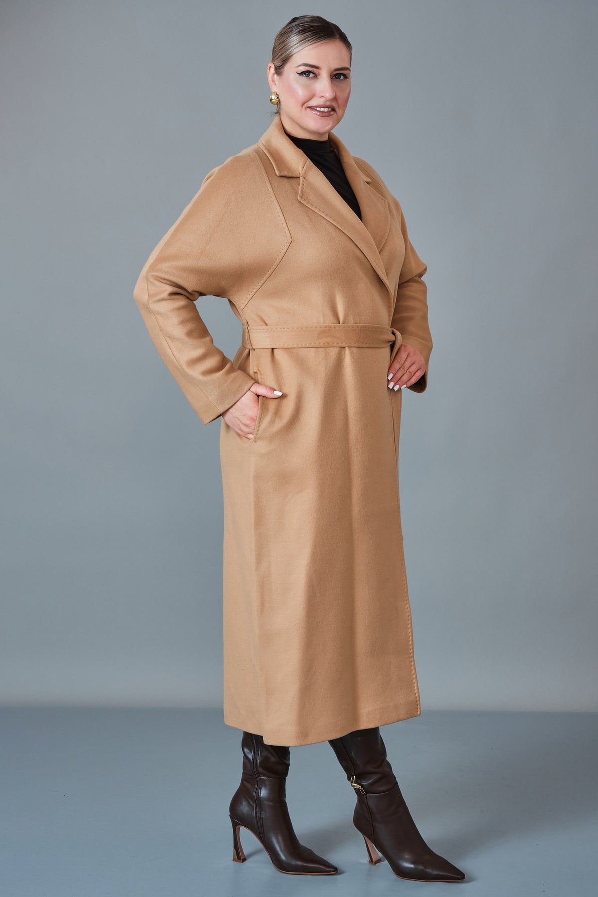 Jadem - Plus Size Coat (JDM27K4044-B)