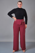 Laluce - Plus Size Trousers (L2.K27.PNT.2P249) - 8690200242106