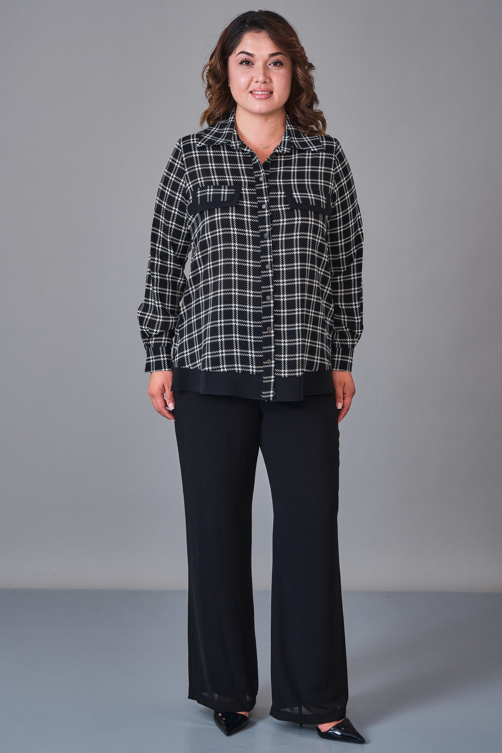 Kifayet - Plus Size Shirt (KFT27K18711) - 8690200242779