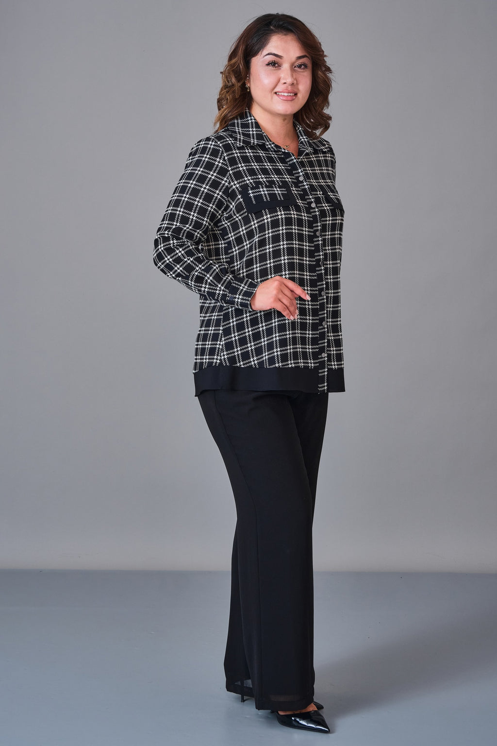 Kifayet - Plus Size Shirt (KFT27K18711) - 8690200242779