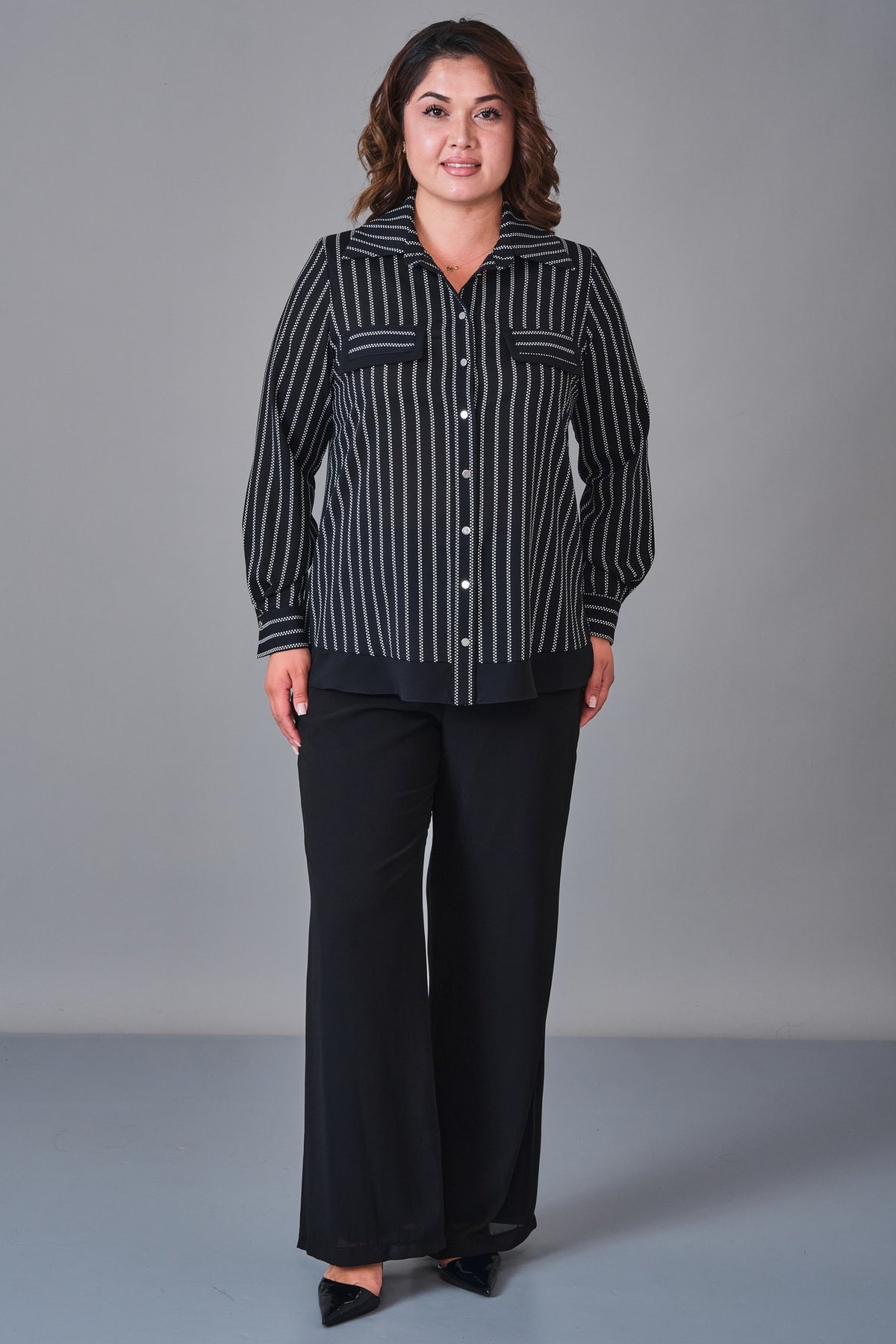 Kifayet - Plus Size Shirt (KFT27K18711) - 8690200242786