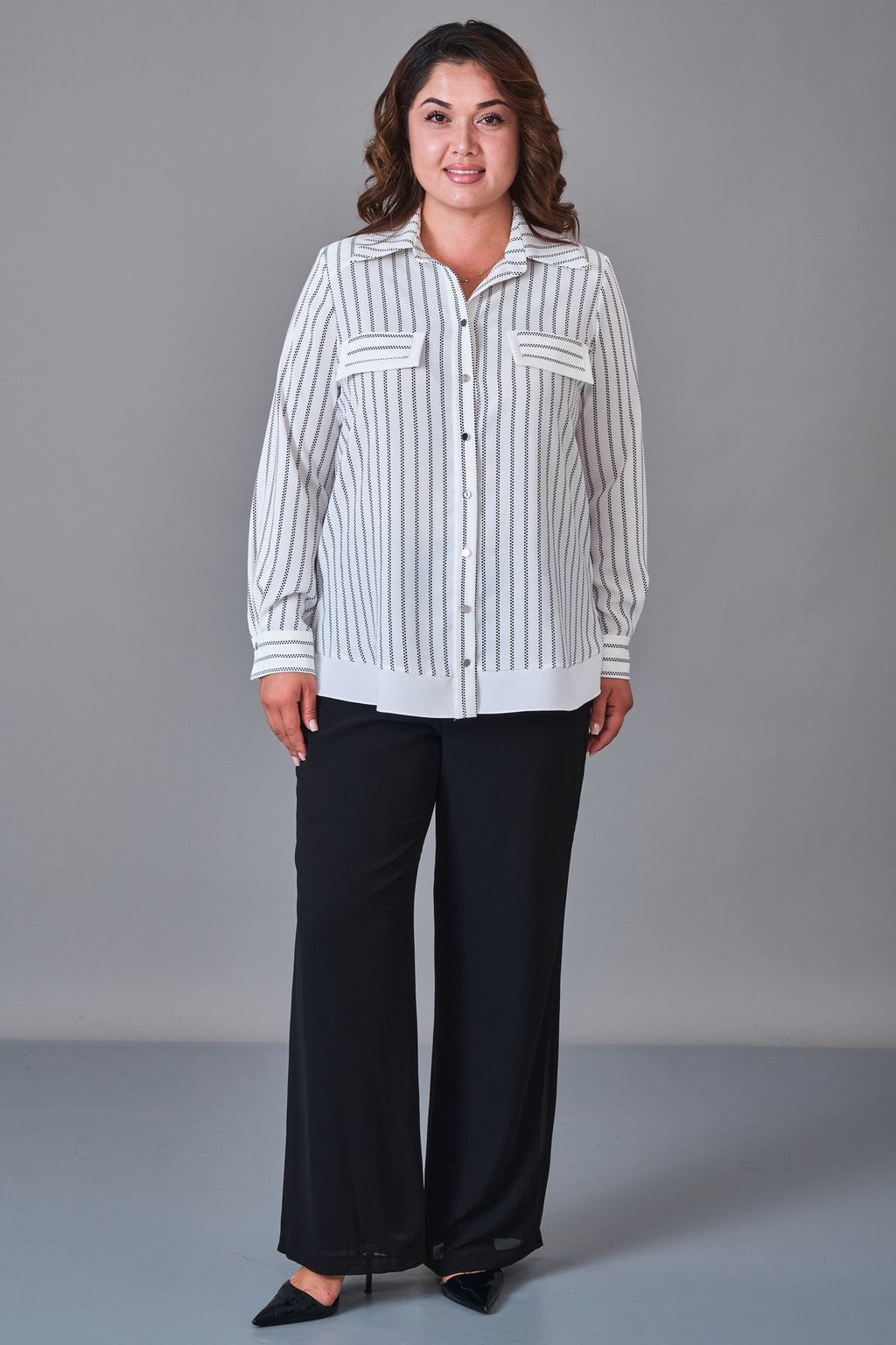 Kifayet - Plus Size Shirt (KFT27K18711) - 8690200242793