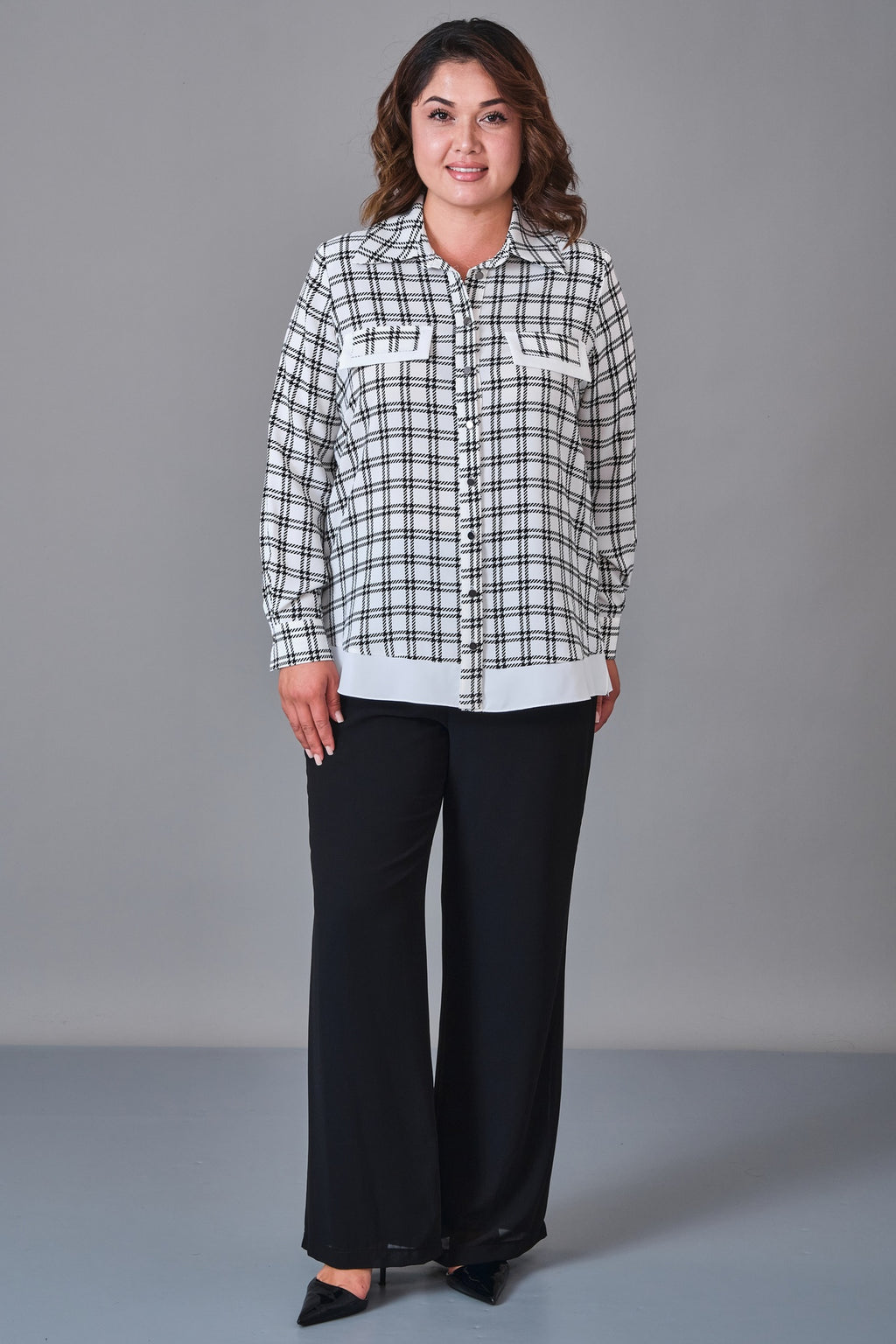 Kifayet - Plus Size Shirt (KFT27K18711) - 8690200242809