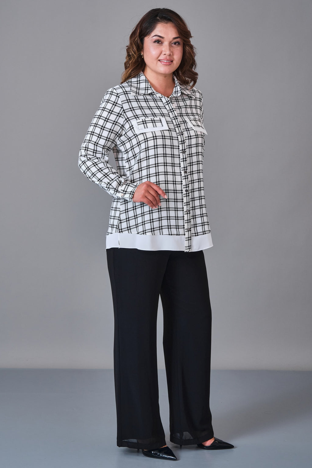 Kifayet - Plus Size Shirt (KFT27K18711) - 8690200242809