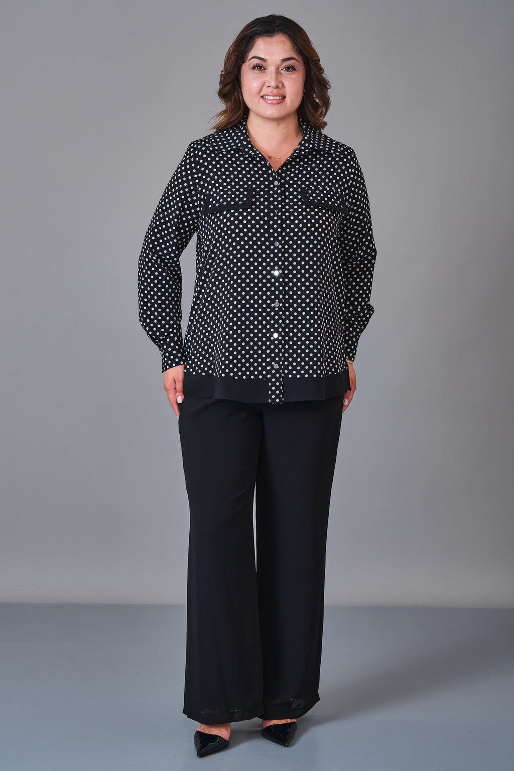 Kifayet - Plus Size Shirt (KFT27K18711) - 8690200242816