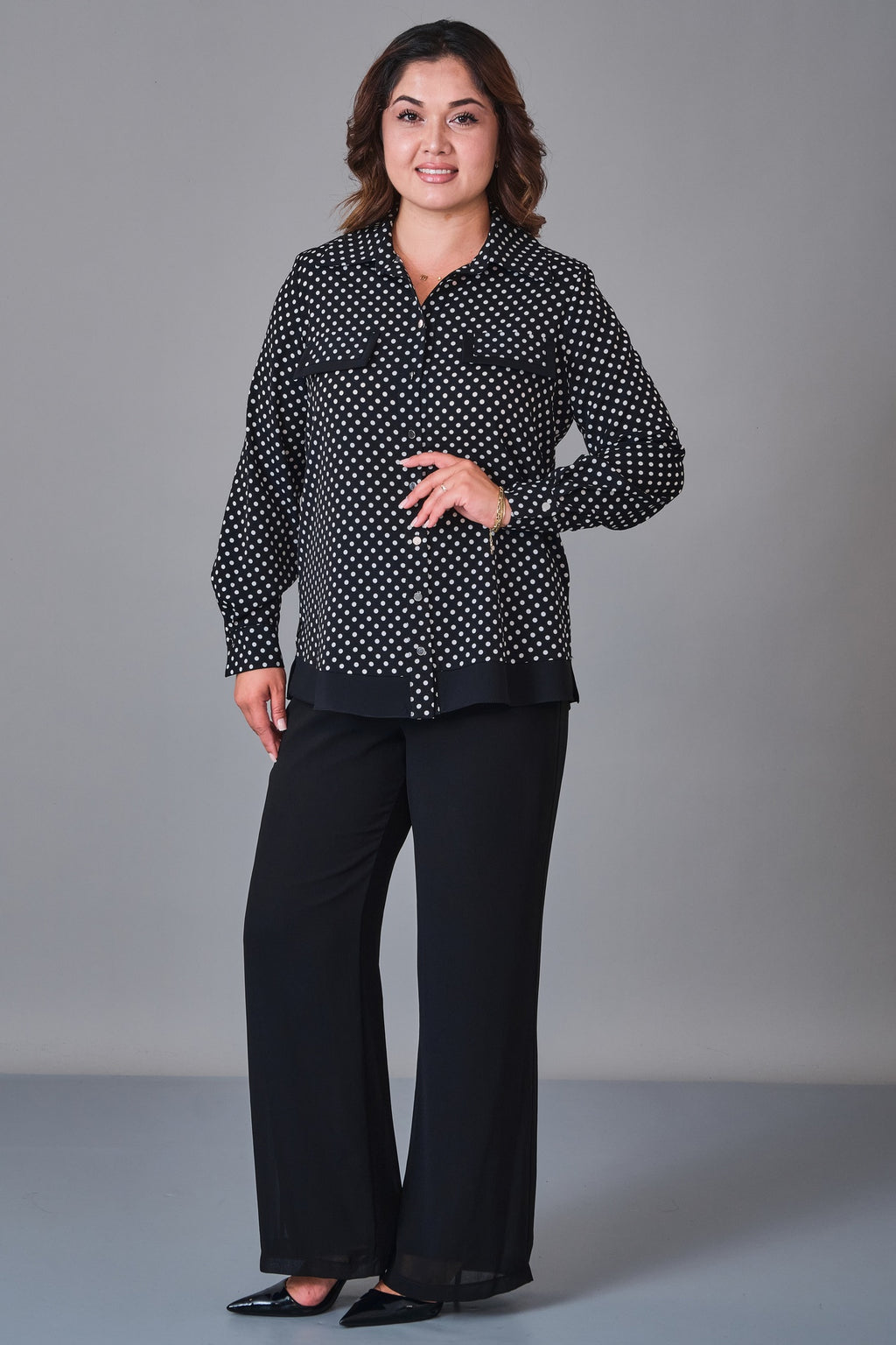 Kifayet - Plus Size Shirt (KFT27K18711) - 8690200242816