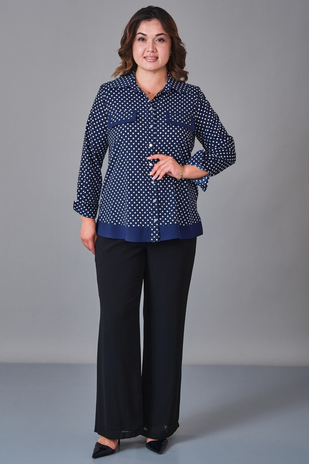 Kifayet - Plus Size Shirt (KFT27K18711) - 8690200242823