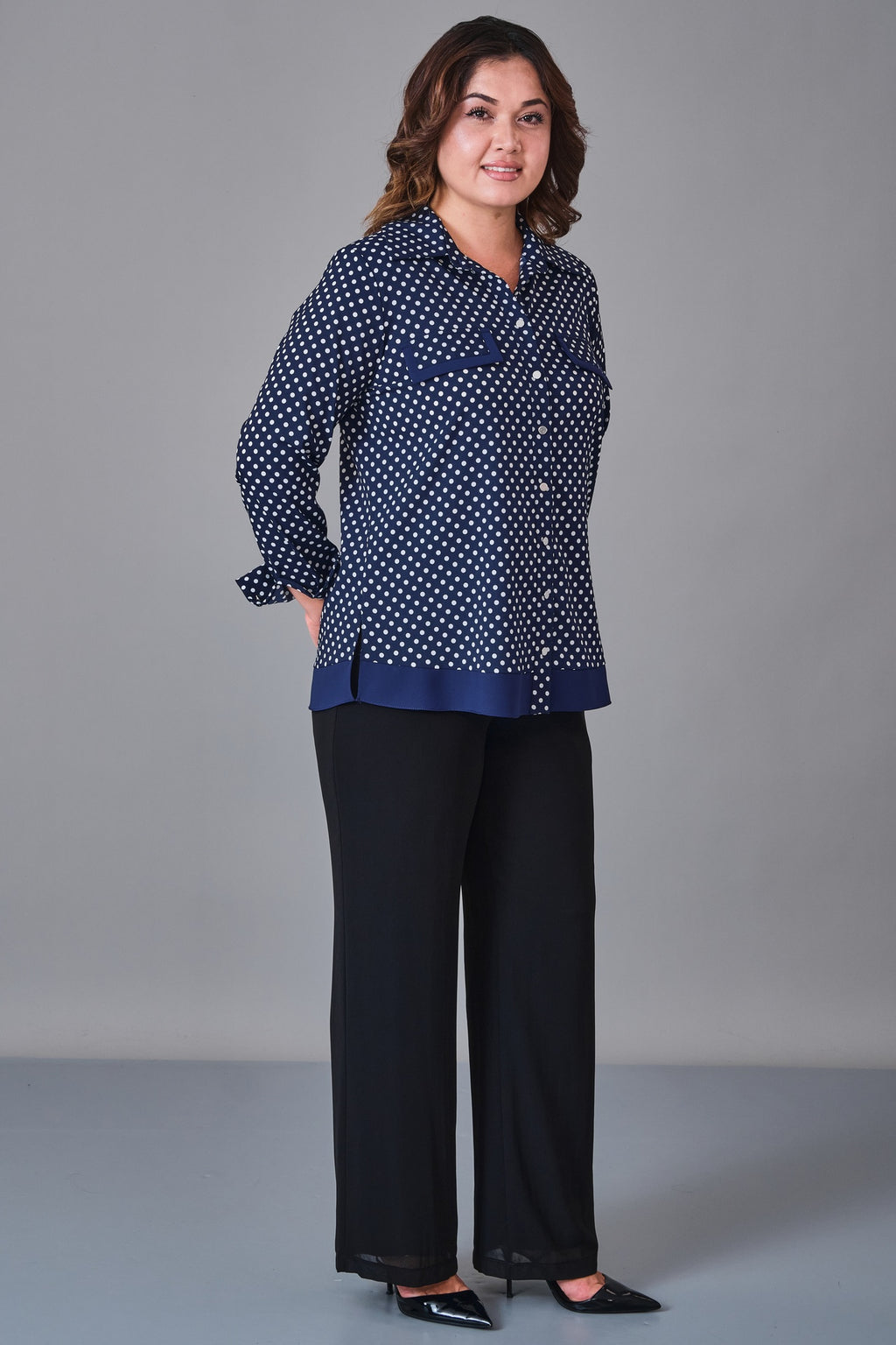 Kifayet - Plus Size Shirt (KFT27K18711) - 8690200242823